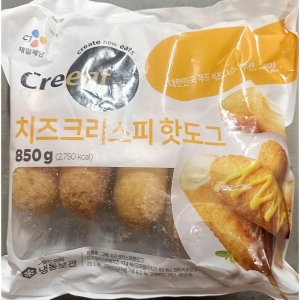 크레잇 치즈크리스피 핫도그(10개입) 850g 10개 아이간식 브런치 간편식 자취생 캠핑