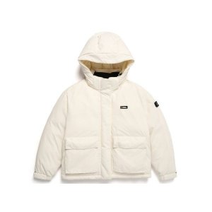 내셔널지오그래 NATIONAL GEOGRAPHIC NATIONALGEOGRAPHIC N234WDW901 여성 듀공 후드 숏다운 점퍼 L BEIGE 220514