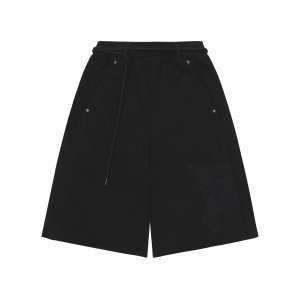 [국내매장정품] SUPERDRY W 러프컷 하프 스웻팬츠 블랙 SDFLTCP40BLK 197978