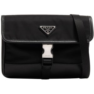 프라다 리나일론 사피아노 레더 폰 홀더 크로스백 블랙 2ZH108 2DMH F0002 25FW 삼각로고 나일론 케이스