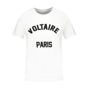 쟈딕앤볼테르 볼테르 파리 티셔츠 쟈딕 코튼 화이트 Alys Hc Voltaire Paris TShirt Cotton White JWTS02837 107