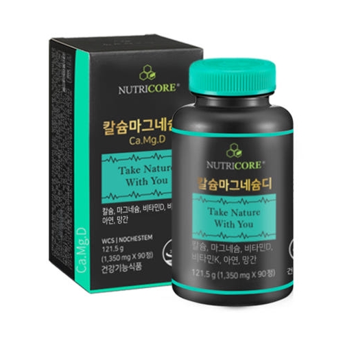 뉴트리코어 <b>칼슘마그네슘</b>디 1350mg x 90정, 1개