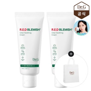 [닥터지] [닥터지]레드 블레미쉬 클리어 수딩 크림 70ml 1+1 (Tube) (증)닥터지 쇼핑백(소)
