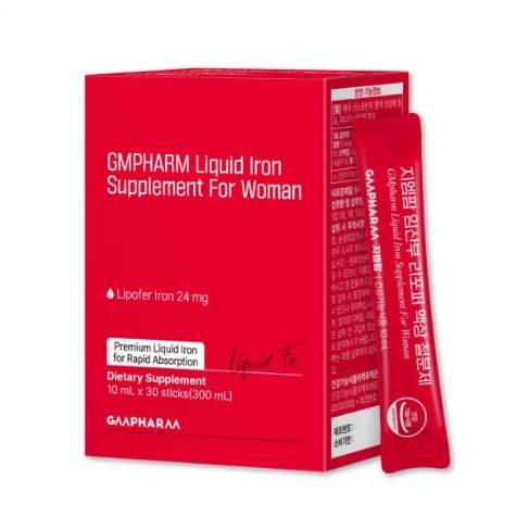 지엠팜 임산부 리포퍼 액상 <b>철분</b>제 10ml x 30포, 1개