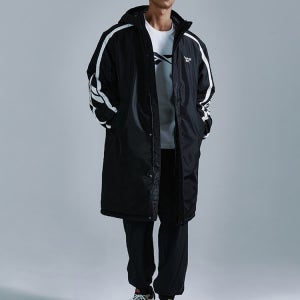 [리복] [가격인하]벡터 패널드 벤치 코트 - 블랙 REJU4FD58BK