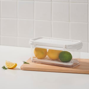 [자주] 쌓기 편리한 클리어 밀폐용기 1.6L (깔판포함) - 투명 (J70N9021046)