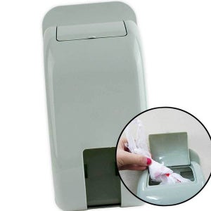 [키밍] 봉투 비닐 녹색 부착식 보관 정리함 보관함 주방소품 (WFH0T1I)