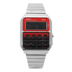 카시오 CA-500WE-4BDF (CA-500WE-4B) 데이터뱅크 디지털 스퀘어 빈티지 레트로 공용 메탈시계
