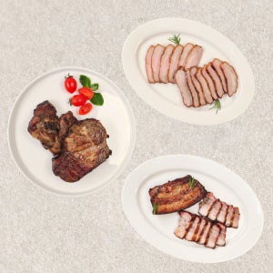 짚불구이 3종 (목살 삼겹살 항정살) 400g