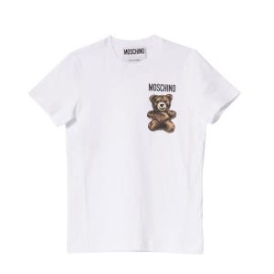 모스키노 반팔 티셔츠 070805411001 White 070805411001
