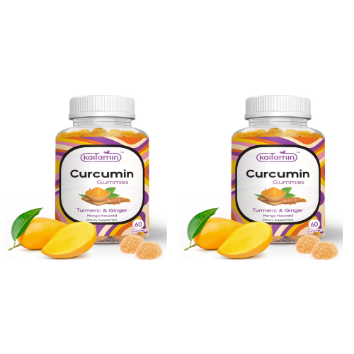 Kaitamin <b>커큐민</b> <b>터메릭</b> 위드 진저 루트 젤리  60정  2개
