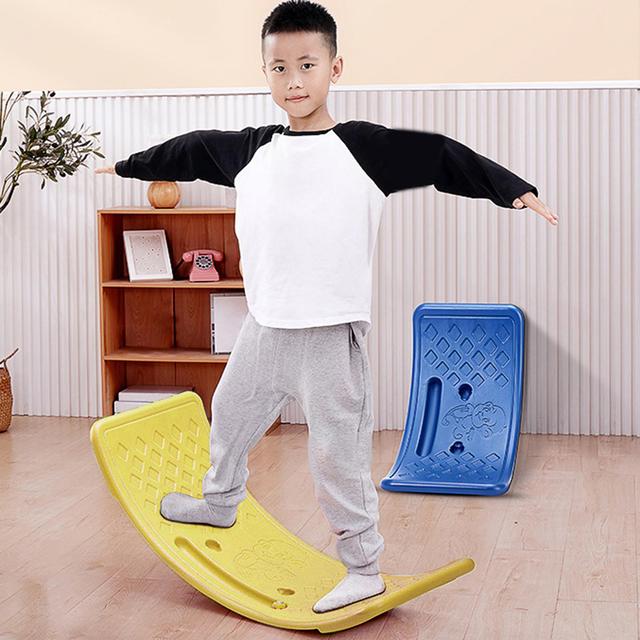 홈트레이닝 홈트 Kids Balance Board Rocker Wobble Balancing Anti Slip Hold up to 50kg Toys for Stability Fit