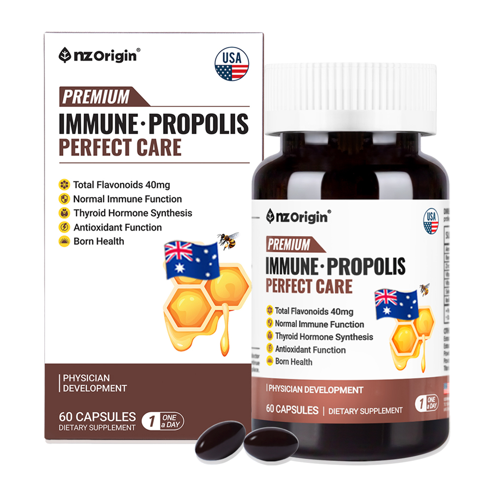 네추럴라이즈 프리미엄 면역 <b>프로폴리스</b> 60캡슐 2달 분량  60정  4개