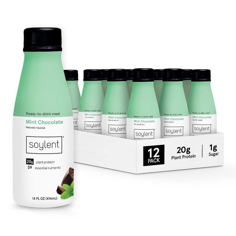 <b>소이렌트</b> Soylent Mint 초콜릿 식사 대용 쉐이크 14oz 12팩  12개