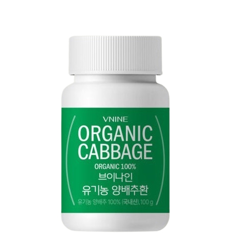 <b>브이나인</b> 유기농 양배추환 100g, 3개