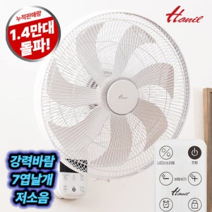 한일전기 벽걸이형 리모컨 선풍기 FW-G69R