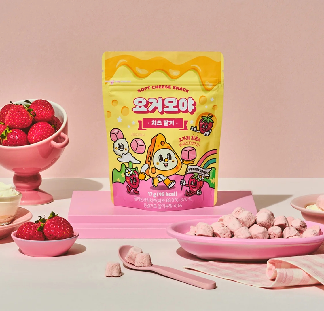 요거모야 치즈 딸기 성분 분석