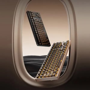 레그넷 ATKxQK 콜라보 Hex80 유선 게이밍 기계식 키보드 알루미늄 마그네틱축