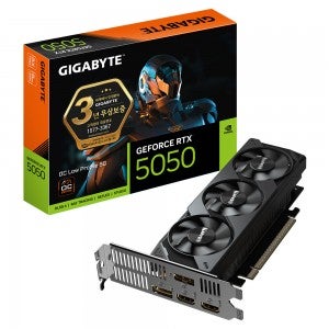GIGABYTE 지포스 RTX 5050 UD2 OC D6 8GB Nano LP 제이씨현