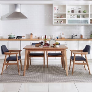 [디자이너스룸] 스칸디 노브 4인 식탁 세트 (안단테)