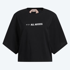 [넘버투애니원][N21]프린팅 티셔츠(N2TAA25005BKX)