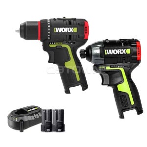 웍스 WU919X 충전콤보세트 12V 2.0Ah 2팩 임팩트드라이버 드라이버드릴 WU132 WU130X
