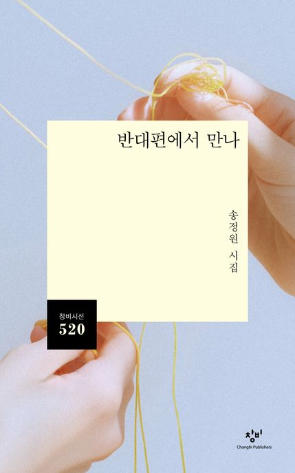 반대편에서 만나  : 송정원 시집