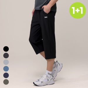 에버라스트 남자 7부 여름 바지 스트라이프 팬츠 2장 세트