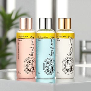 동국제약 [천원마트] 여행용 가글 추천! 뷰티풀링 오일가글 80ml (루이보스엣선셋/파인포레스트/에메랄드민트) / 오일마우스워시 구강청결제