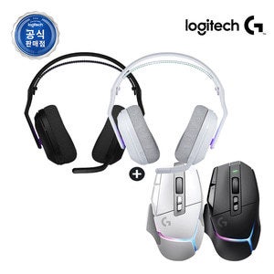 로지텍코리아 공식 G522 LIGHTSPEED 무선 게이밍 헤드셋 + G502 X PLUS  게이밍 마우스 세트