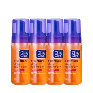 클린앤클리어 클린앤클리어 훼이셜 폼 150ml x4 /복수구매할인