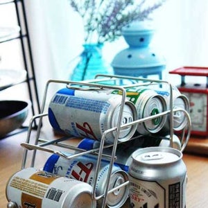 국산 맥주캔 디스펜서 음료 캔맥주 철재 캔맥주거치대 음료캔커치대 주방용품