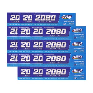 메디안 애경 2080 시그니쳐 토탈 블루치약 125g 4입 x6