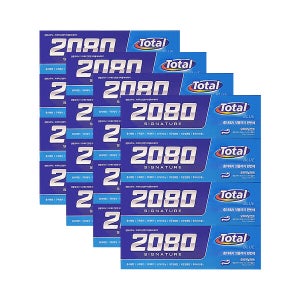 메디안 애경 2080 시그니쳐 토탈 블루치약 125g 4입 x4