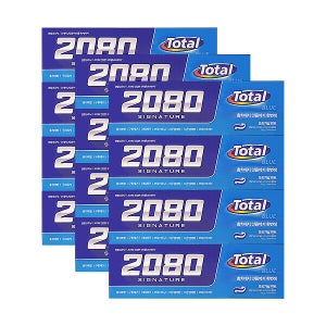 메디안 애경 2080 시그니쳐 토탈 블루치약 125g 4입 x3