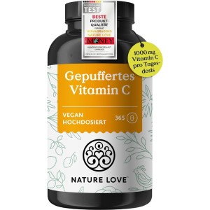 <b>네이처러브</b> <b>네이처 러브</b> NATURE LOVE <b>비타민 C</b> 1000mg 365 캡슐 비건