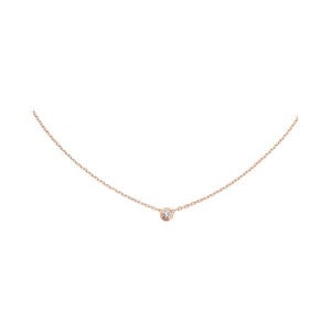 까르띠에 다무르 네클리스 스몰 핑크 골드 다이아몬드 410786 W 139932276