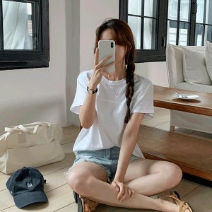 반바지 [바캉스/흠뻑쇼] 썸머 청 반바지 해짐 찢청 연청 데님 숏 팬츠