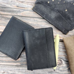 미도리MD노트가죽커버 A7사이즈 (푸에블로소가죽), 꾸에로페페