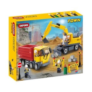 옥스포드 타운 굴삭기와 덤프트럭 (33378)