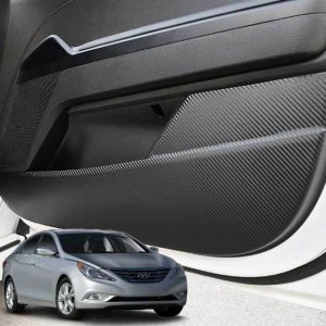 YF쏘나타 카본 실내 스크래치방지 몰딩 차 량 용품 스티커 악세사리 스크래치 킥매트