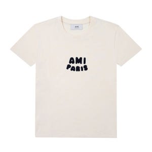 [아미] AMI UTS075 726 136 PARIS FRANCE 크로셰 공용 반팔티