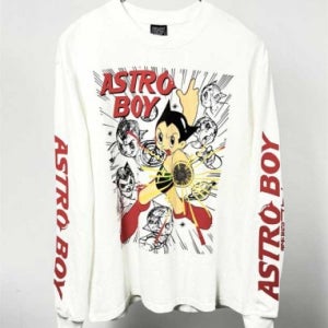astro boy 아톰 프린팅 라운드 긴팔 티셔츠 쭉티 [스트릿 편집샵 람스]