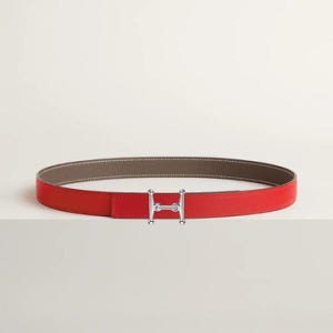 에르메스 S Mors H 벨트 버클   리버서블 가죽 스트랩 24mm H077922CK05 | H052150