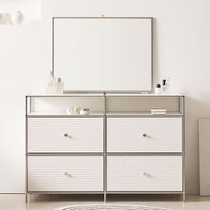 [벨리카가구] (착불) 레브 수납 화장대 세트 콘솔 1200