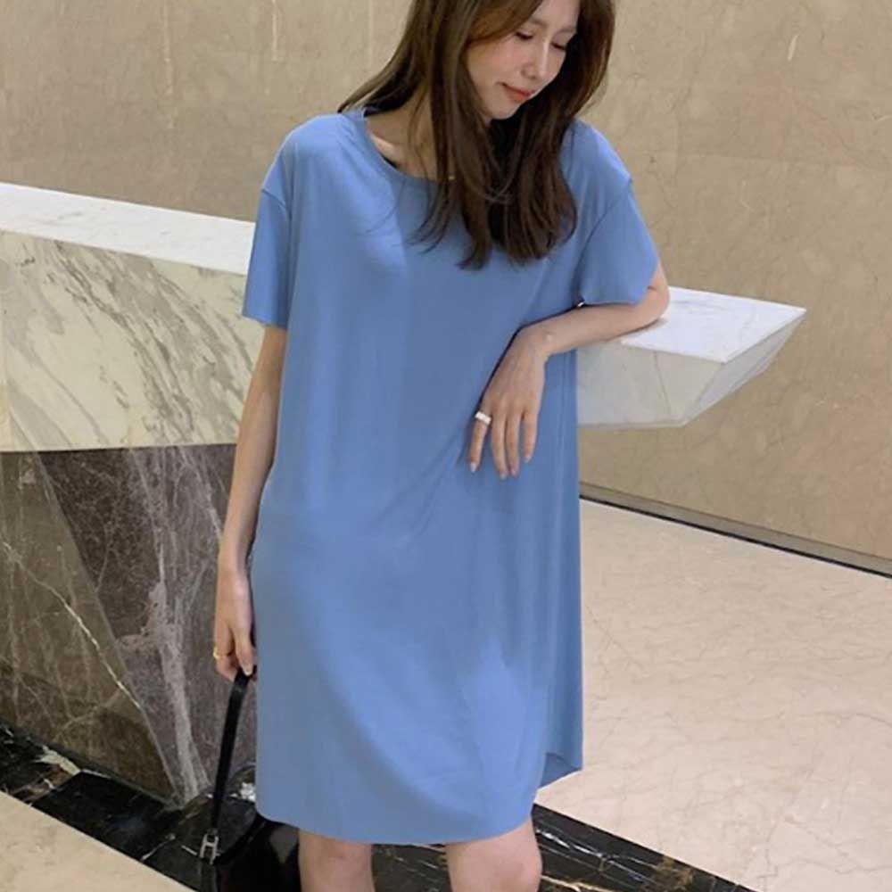 여자 휴가철 여행 코디 여름 캐주얼 루즈핏 원피스