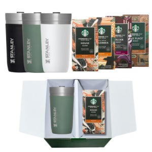 스탠리 고 진공 텀블러 + 스타벅스 비아커피 선물세트 행사선물