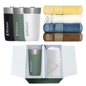 스탠리 고 진공 텀블러 + 영신타올 로베르타 호텔 선물세트 칼라인쇄