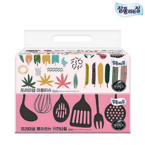 병원물티슈 잘풀리는집 미용티슈150매1P 키친타올70매1p 2종세트단체선물