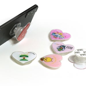 핫한열쇠고리그립팝 하트 스마트폰 거치대 기념품